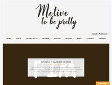 Tablet Screenshot of motivetobepretty.com
